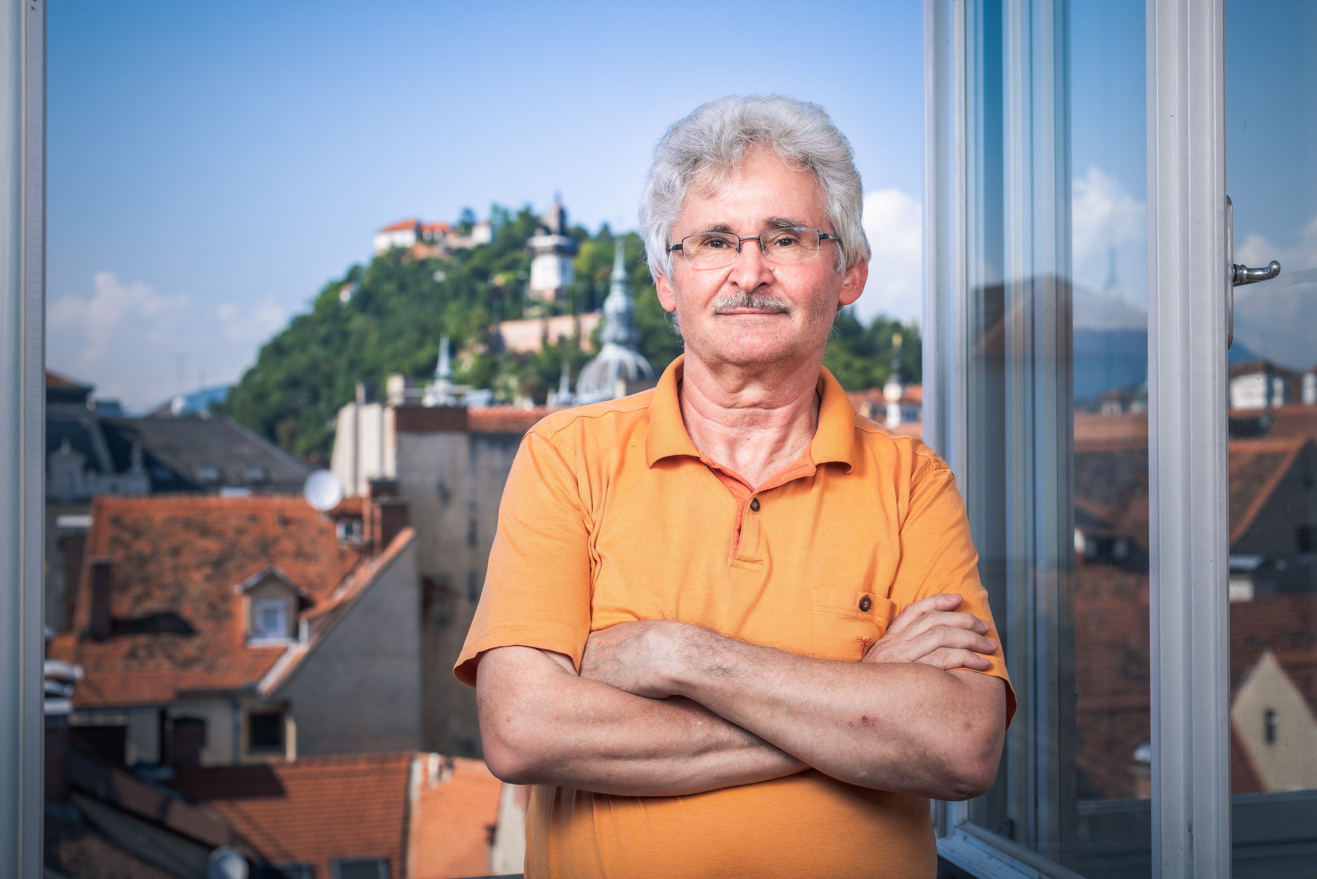 Portrait Werner Prutsch vom Umweltamt, er ist federführend beim Klimaschutzplan Graz.